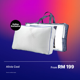 Alivio Cool Premium Microfibre Cooling Pillow 